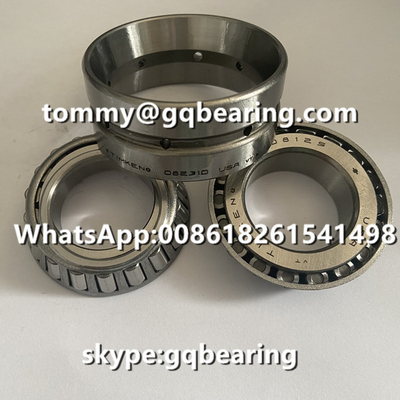 Gcr15 Çelik Çifte Satır Tapered Roller Bearing 08231D 31.75mm Boru ile