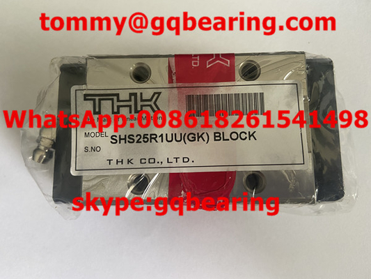 Çelik SHS25R1UU doğrusal hareket rulmanları doğrusal kaydırma bloğu