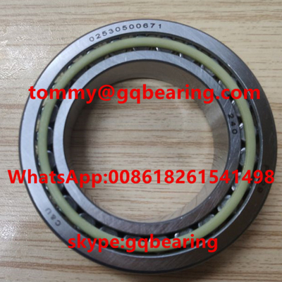 Gcr15 Nylon Kafes 02530500671 Otomotiv için 20 mm kalınlığında konik yuvarlak