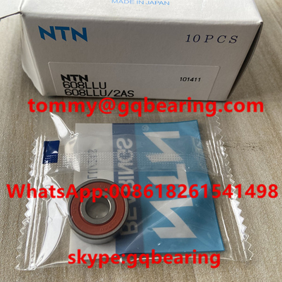 608LLU Tek Satırlı Derin Çukurlu Top Taşıyıcı Kauçuk Mühür 8x22x7mm