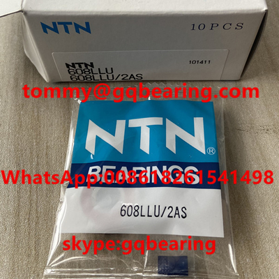 608LLU Tek Satırlı Derin Çukurlu Top Taşıyıcı Kauçuk Mühür 8x22x7mm